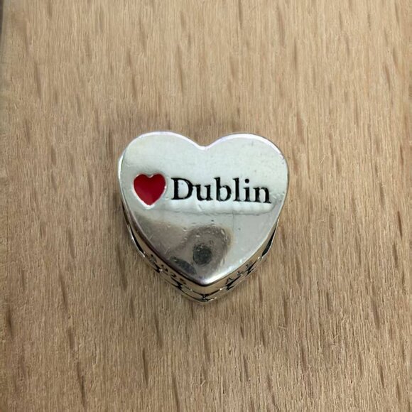 Pandora Jewelry - Pandora Dublin Exclusive Travel Heart Charm Pendant, S925 Silver Bracelets